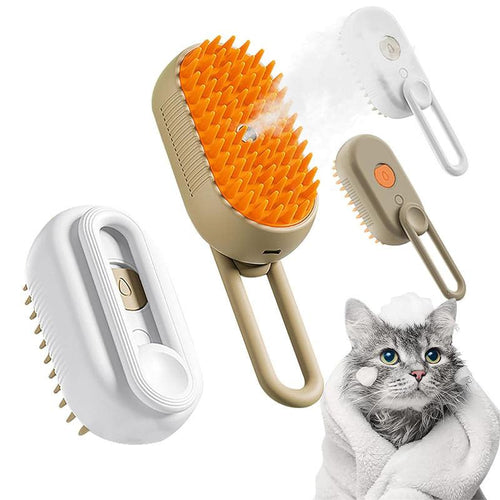 3-in-1 Viral Steamy Pet Brush