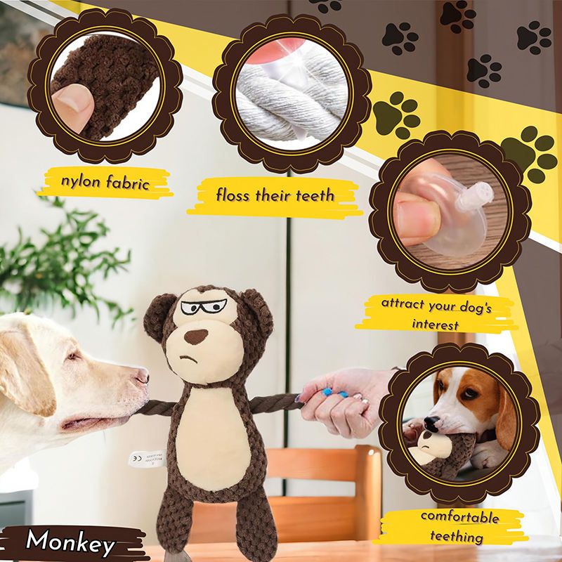 Squeaky Rope Plushie