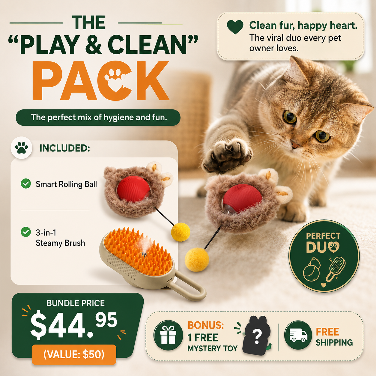 The Play & Clean Pack